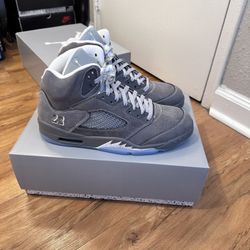 Jordan 5 Wolf Grey Size 11.5 With Receipt, Meet Up Only.