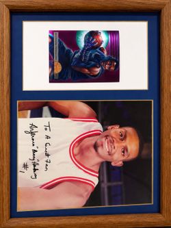 Penny Hardaway + Autograph + Framed Display + Man Cave