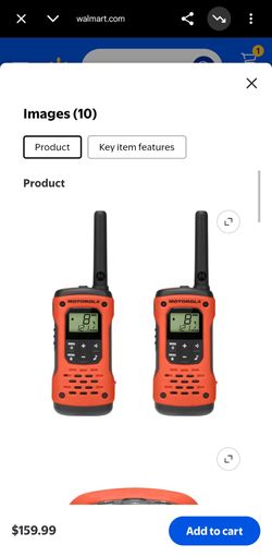 Motorola Talkabout T605 H₂O Waterproof Two-Way Radios (Pair) - Great ConditionAI Mode
All
Exact matches
Visual matches

4 sites
The devices in the ima