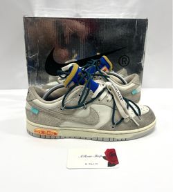 Off White x Nike Dunk Low ‘Lot 16 of 50’ (DJ0950 111) Shoes Size: 9 M