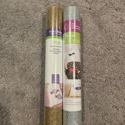 Cricut Iron-on Glitter Vinyl (2 Rolls)