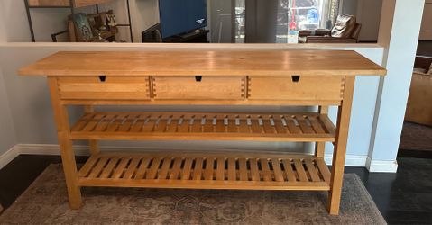 IKEA Norden Birch Buffet Table