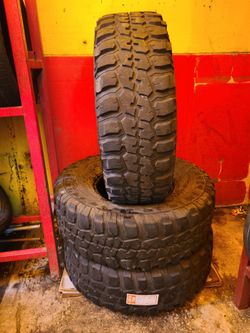 3 used Tires 37/11.50/17 LT Federal M/T $360