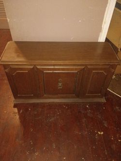 Vintage Wood Sideboard Cabinet