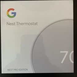  Nest Thermostat Pro Edition