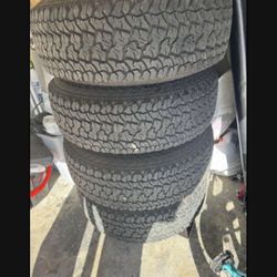 KUMHO ROAD VENTURE At51  TIRES AND ION RIMS