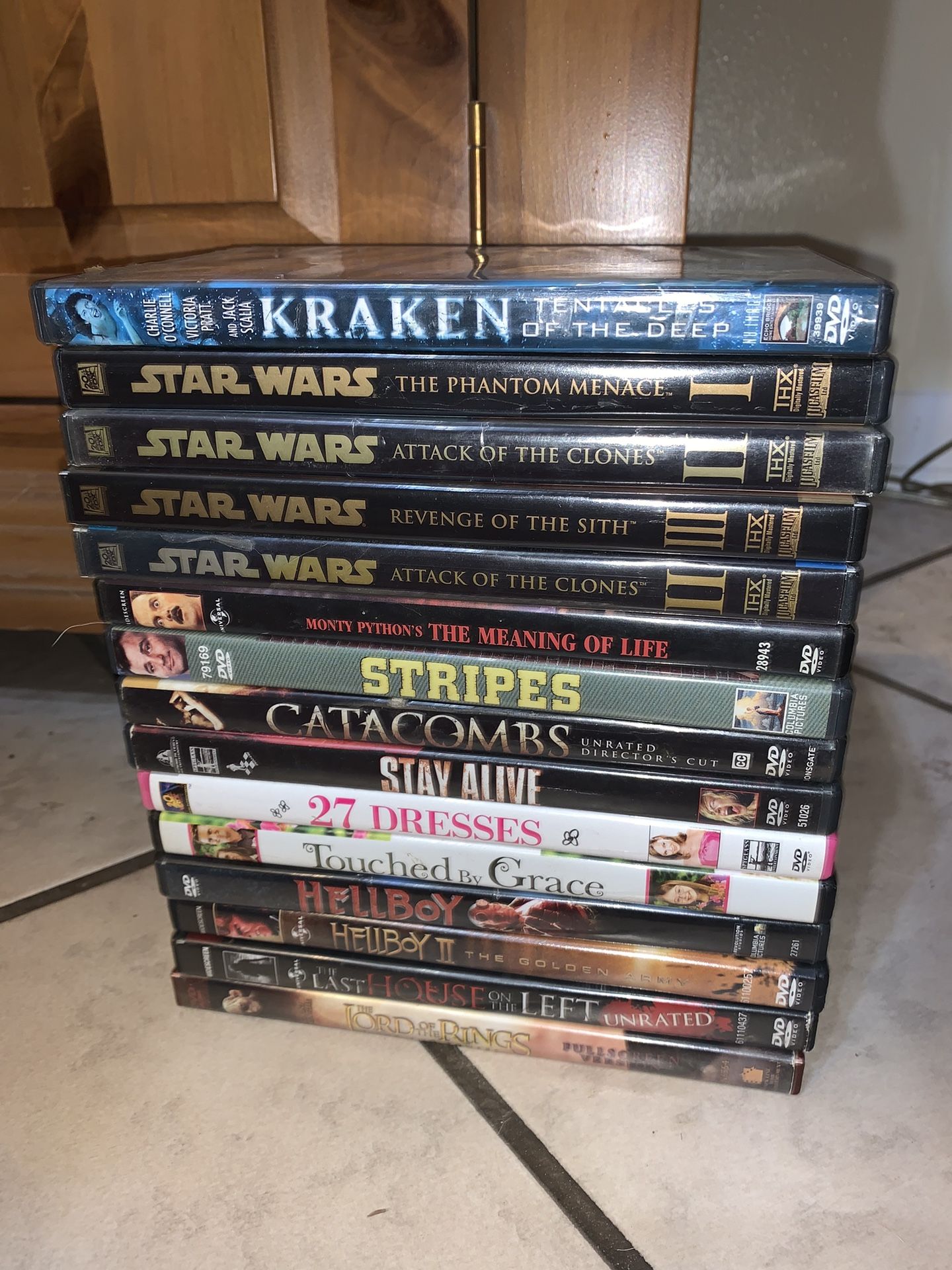 Lot Of 15 DVDS HORROR ACTION ETC