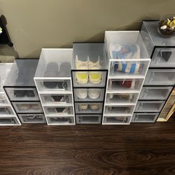 shoe boxes