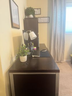 Oak 3 Piece Desk Set 