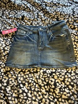 Y2K Jean Skirt
