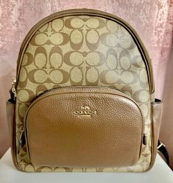 Brown Coach Backpack