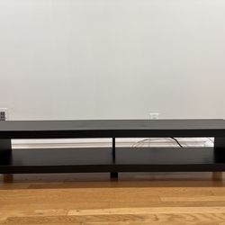 IKEA TV Unit (Black) 63”x13 3/4”x14 1/8” – Great Condition