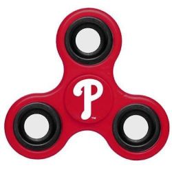 Philadelphia Phillies 3 Way  Diztracto Spinnerz  Red Fidget Spinner NEW