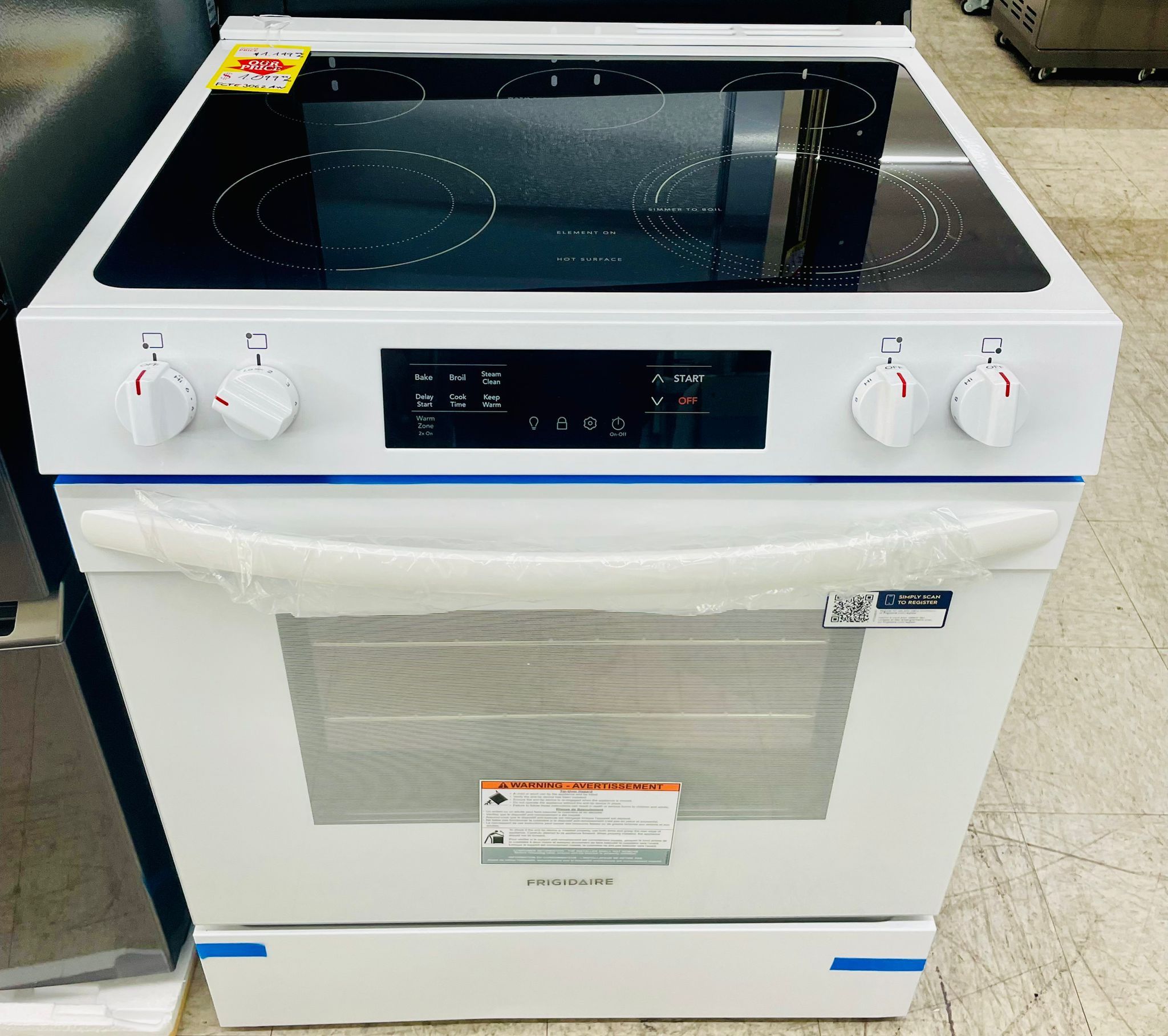 🔥🔥30” Frigidaire Slide In Range
