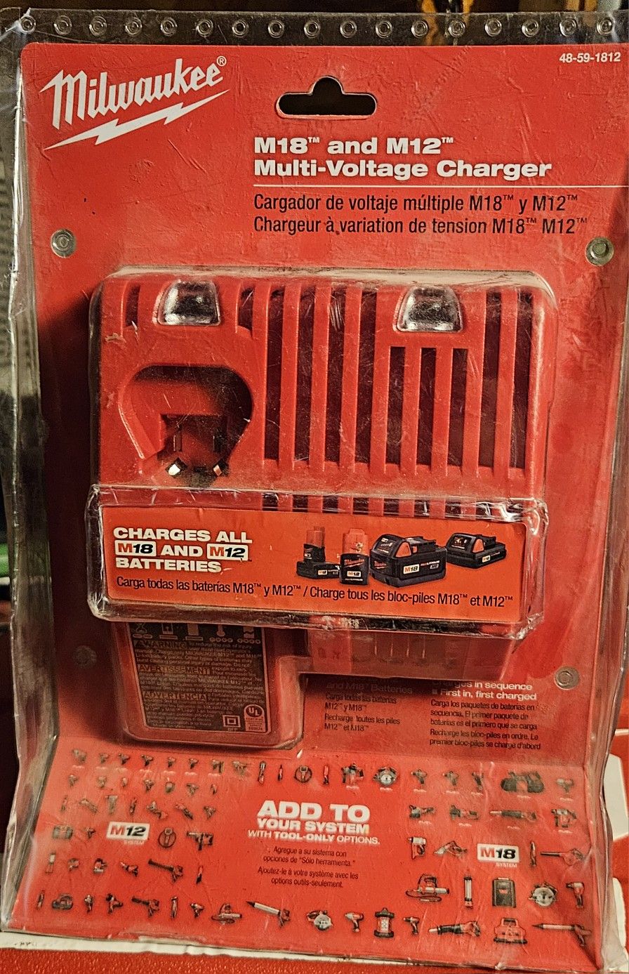 Milwaukee Battery Bundle – M18 & M12 – XC8.0, XC5.0, CP3.0 + Charger (NEW)