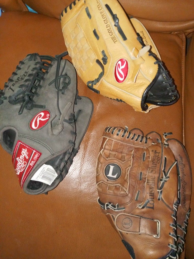 Top grain leather baseball gloves 12 & 12.5