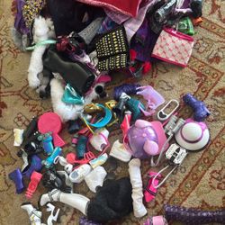 Lol Surprise Omg and Rainbow High clothes and shoes