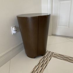 Metal side table