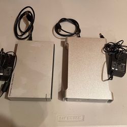 2 External Hard Drives - Porsche Design 2TB and Macally 350Gb