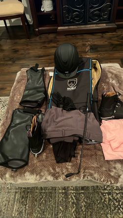 Riding necessities , some items are new with tags