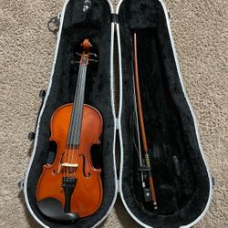 Violin 1/10 Size With Hard Violin Case