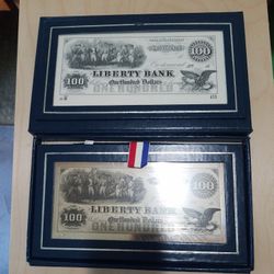 American Currency Sterling Silver Bank Note Rhode Island