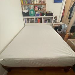 Queen Mattress White Quilted Top