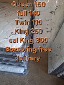 Mattress Pillow Top New