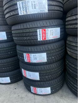 215/50ZR17 (4) NEW TIRES KUMHO INSTALLED AND BALANCED