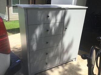 Light gray dresser