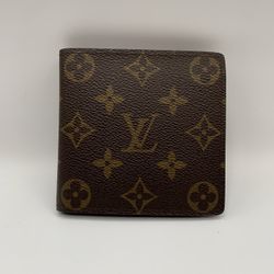 Louis Vuitton Marco Monogram Canvas Bifold Wallet Brown