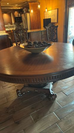 Big Dining Room Table 7 Chairs