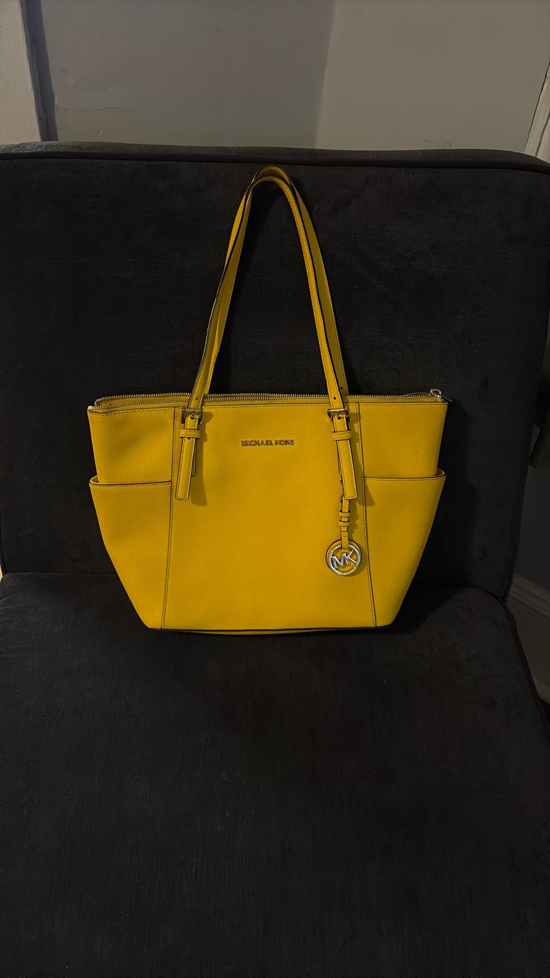 Yellow Large Michael Kors Tote