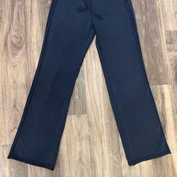 Vintage 2000s Navy Blue Flare Sweatpants Cotton-blend Drawstring Yoga Pants