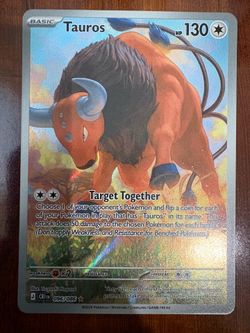 Pokemon Tauros 96/86 Chaos Rising Illustration Rare Holo NM/M PACK FRESH