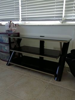 Glass TV Stand