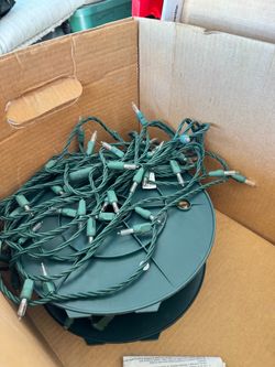 Free white Christmas lights