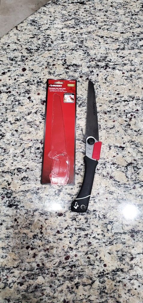 Husky's 7 in. Blade-Folding Pipe Saw