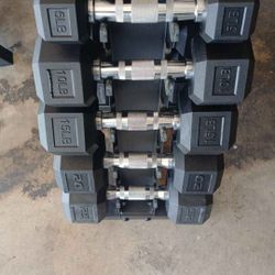 Weights Rubber & Rack 