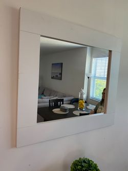 wall mirror 37" W x 33" H