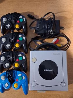 Gamecube with games & memory card