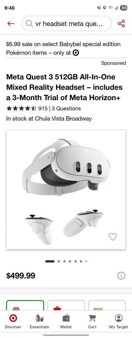 META QUEST VR