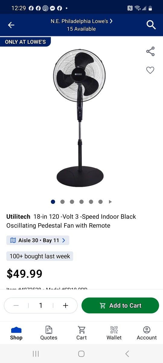 Stand up fans