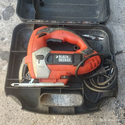 Black And Decker Jigsaw In Case. Corded 