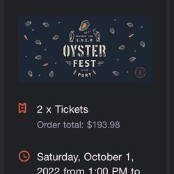 Tickets To Otsterfest 2022