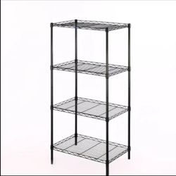 Heavy-Duty Storage Racks with 4 Shelves, Suitable for Tools And Kitchen Items, Made from Metal. These Adjustable Wire Racks Are Perfect for Garage Org