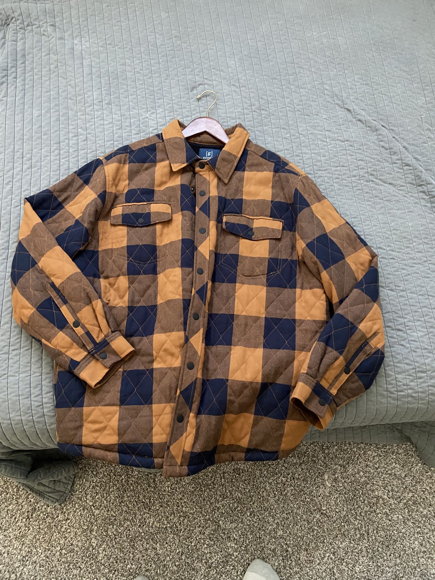 Warm And Comfy Flannel Jacket
