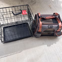 Dog Crate And Bag