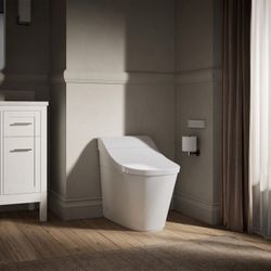 Kohler Jaro One-Piece Elongated Smart Toilet, Dual-flush