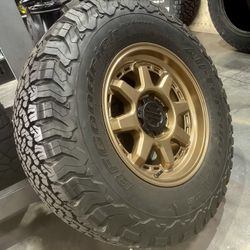 New Jeep Wheels & Tires RACELINE 17” 5x127 Bronze & 285-70-17 BF Goodrich Ko2 Tires (We finance…..